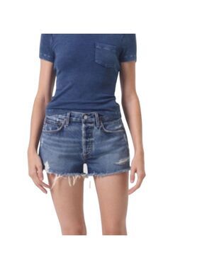 Agolde Cut-Off Jean Shorts High Rise Size 24